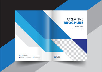 corporate company profile brochure annual report booklet proposal cover page layout concept design