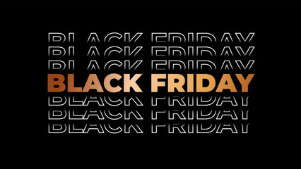 black friday sale, perfect for social media posts as well as posters and banners