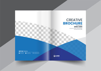 corporate company profile brochure annual report booklet proposal cover page layout concept design