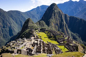 Crédence de cuisine en verre imprimé Machu Picchu machu picchu country
