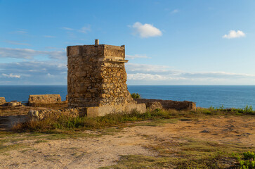 Fototapeta na wymiar Cabo Mondego ruins
