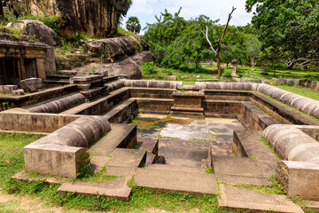 Ruins of a buddhist temple, Anuradhapura sacred city, Sri Lanka