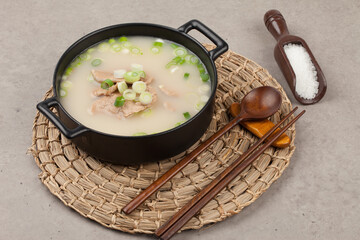 Beef bone soup, seolleongtang, food, Korean beef, cooking, soup, meal, Korean beef bone soup, bone...