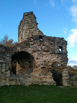 Part Of The Ruins Of Flint Castle