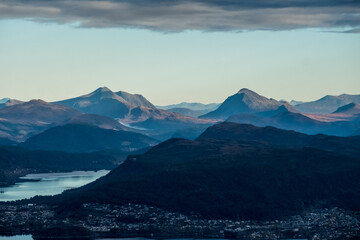 Hiking on the island of Sula, Norway