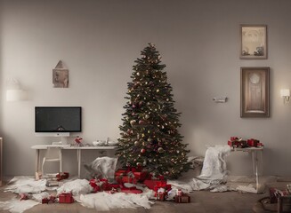 christmas living room