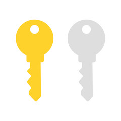 2 colors of key 