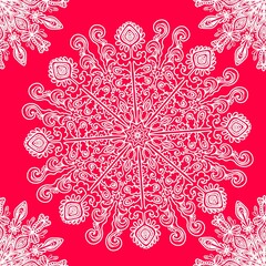christmas snowflake background seamless abstract pattern background fabric design print wrapping paper digital illustration texture wallpaper 