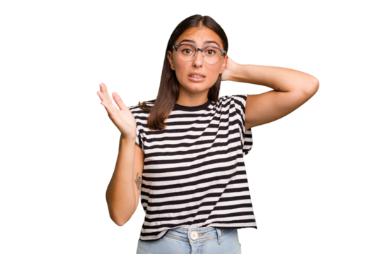 Young cute caucasian woman isolated screaming with rage.