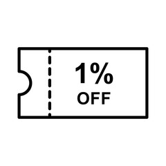 Discount offer icon vector design templates