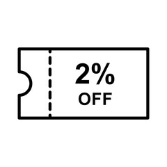 Discount offer icon vector design templates