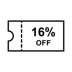 Discount offer icon vector design templates