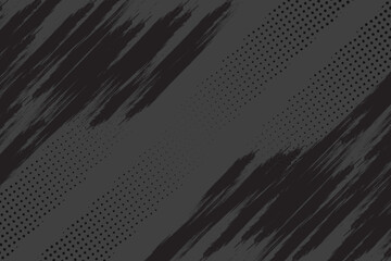 Black and grey abstract grunge texture with halftone background