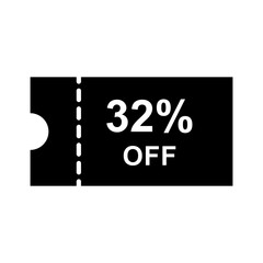 Discount offer icon vector design templates