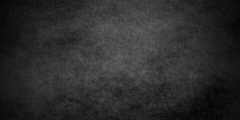 Black stone concrete grunge wall texture and backdrop background anthracite panorama. Panorama dark grey black slate background or texture.	
