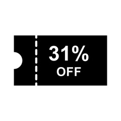 Discount offer icon vector design templates