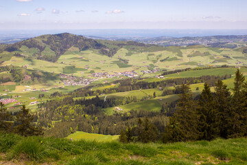 Fototapeta na wymiar Landscape near Kronberg, Appenzell, Switzerland