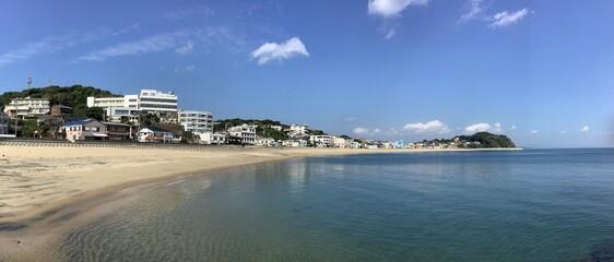 A beach on Shinojima called Sun Sun Beach