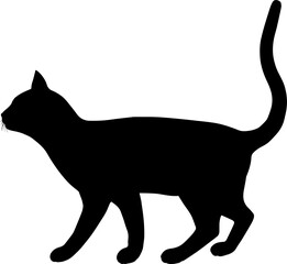 Silhouette Cat Pet Animal