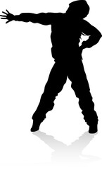 Street Dance Dancer Silhouette