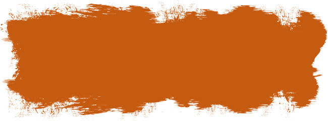 Fototapeta premium Brown brush stroke isolated on background. Paint brush stroke vector for brown ink paint, grunge design element, dirt banner, watercolor design, dirty texture. Trendy brush stroke, vector illustration