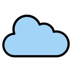 cloud weather forecast nature icon