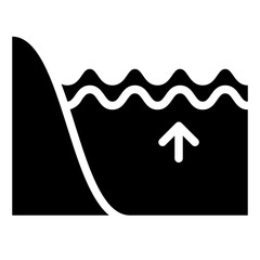 flood weather forecast nature icon