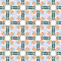 Snowflake seamless pattern for gift wrapping paper.