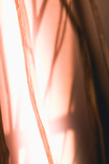 Abstract soft background, selective focus on bamboo and wooden sticks, with web banner space for texts and design 