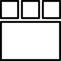 collage image frame layout icon
