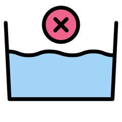 avoid laundry wash cloth cleaning icon