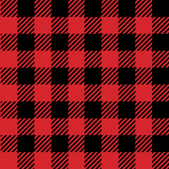 Buffalo plaid seamless vector pattern for graphic design and backgrounds