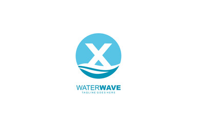 X logo trendy for company identity. letter template vector illustration for your brand.