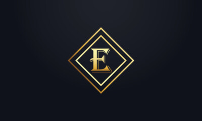 Box symbol icon and square monogram design vector and square border logo icon design vector. Box logo design vector with letters