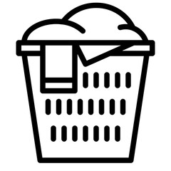 dirty laundry wash cloth cleaning icon