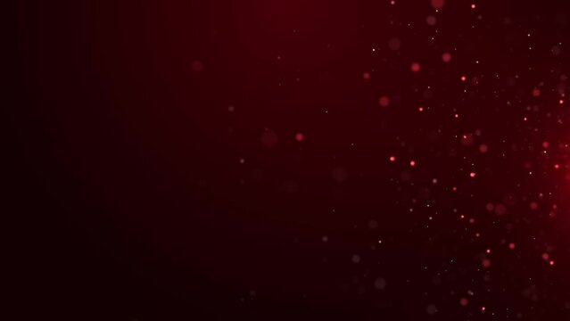 4K Defocused Highly Detailed Abstract Particles Red Seamless Loop Background