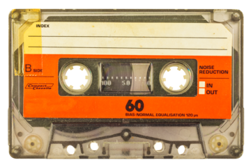 Old audio compact cassette
