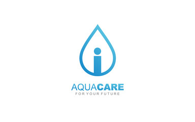 I logo trendy for company identity. letter template vector illustration for your brand.