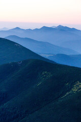 Sunrise on Mount Sivulya, August
