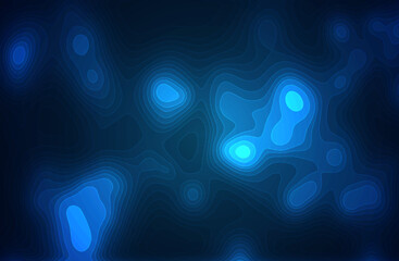 Abstract topographic contour in lines and contours