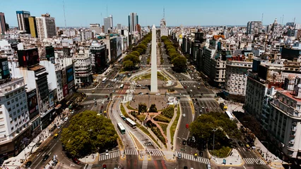 Stof per meter Obelisk - Buenos Aires © Gabriel