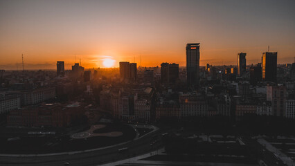 Obraz na płótnie Canvas Buenos Aires Sunset