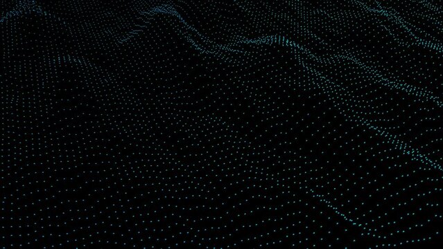 Abstract blue background with cubes