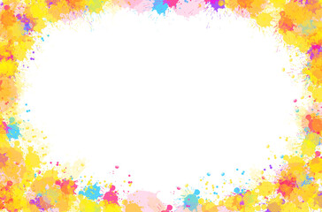 abstract painting colorful background with space for text. Splash painting abstract