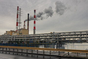 Obraz premium Thermal power station