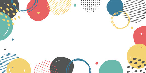 フレーム素材_アブストラクト_トイカラー