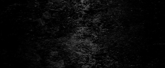 Scary black wall for background, Dark grunge textured black concrete wall background, black horror wall background, dark slate background toned classic black color, old textured background.	