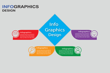 infographic design template premium vector