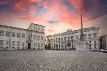 The Quirinal Palace is the residence of the President of the Italian Republic, in Rome. Ciampi, Napolitano, Matarella lived in the building during the years of their mandate