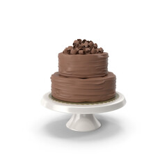 chocolate cake and coffee